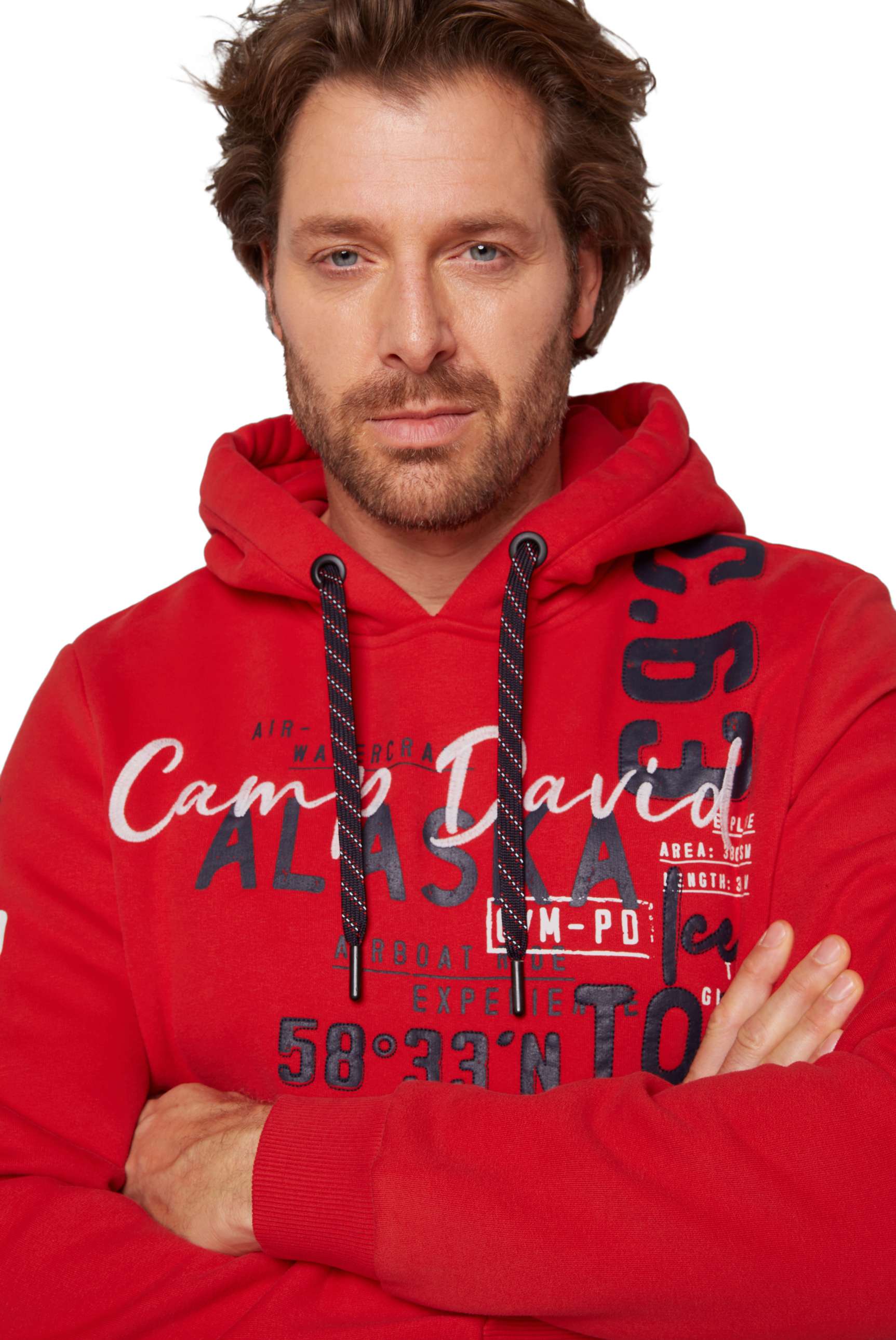 Sudadera con capucha para hombre Camp David