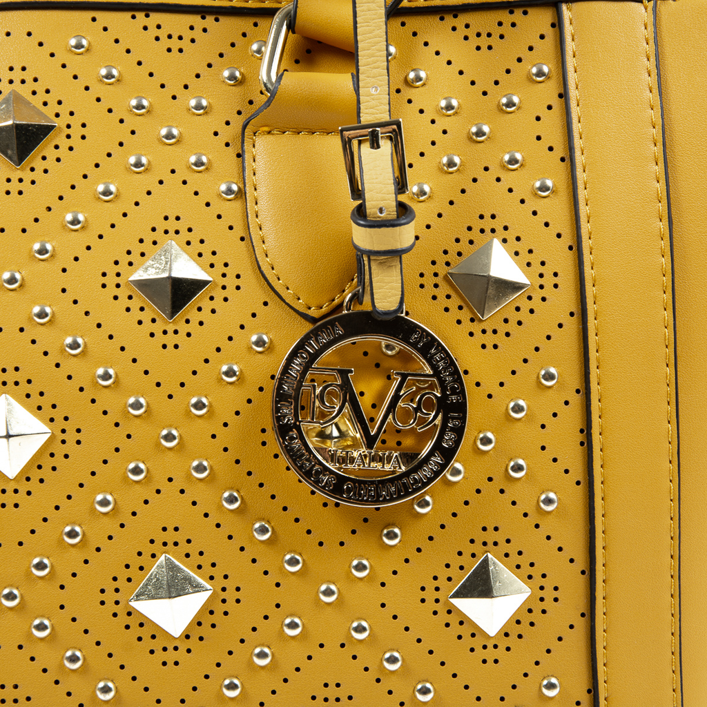 Bolso de mano para mujer V 1969 Italia amarillo ROBERTA