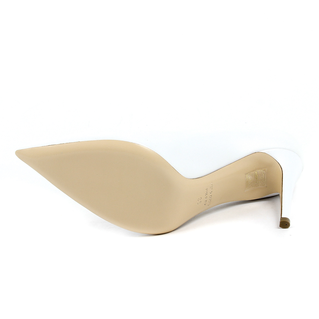 Andrew Charles Womens Pump White MIA