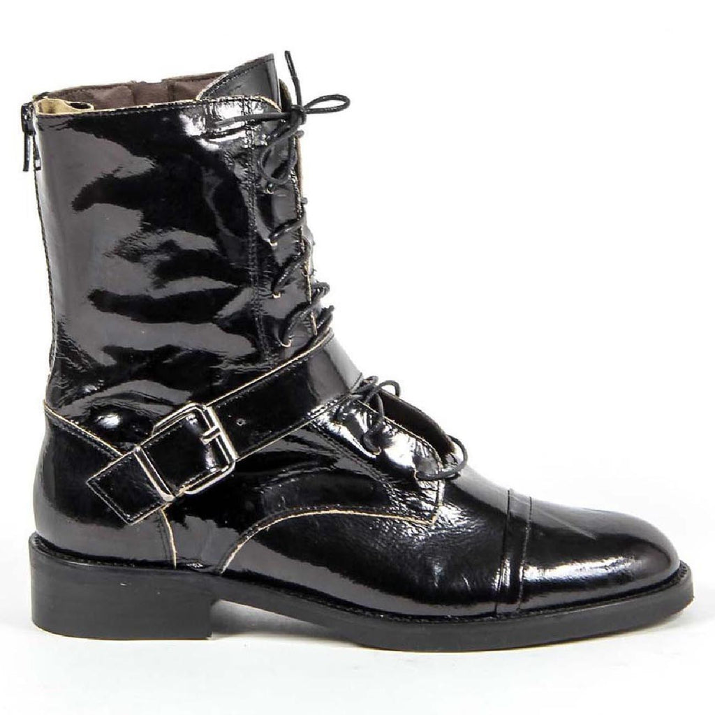 Bota Corta Mujer V 1969 Italia S03 VERNICE NERO
