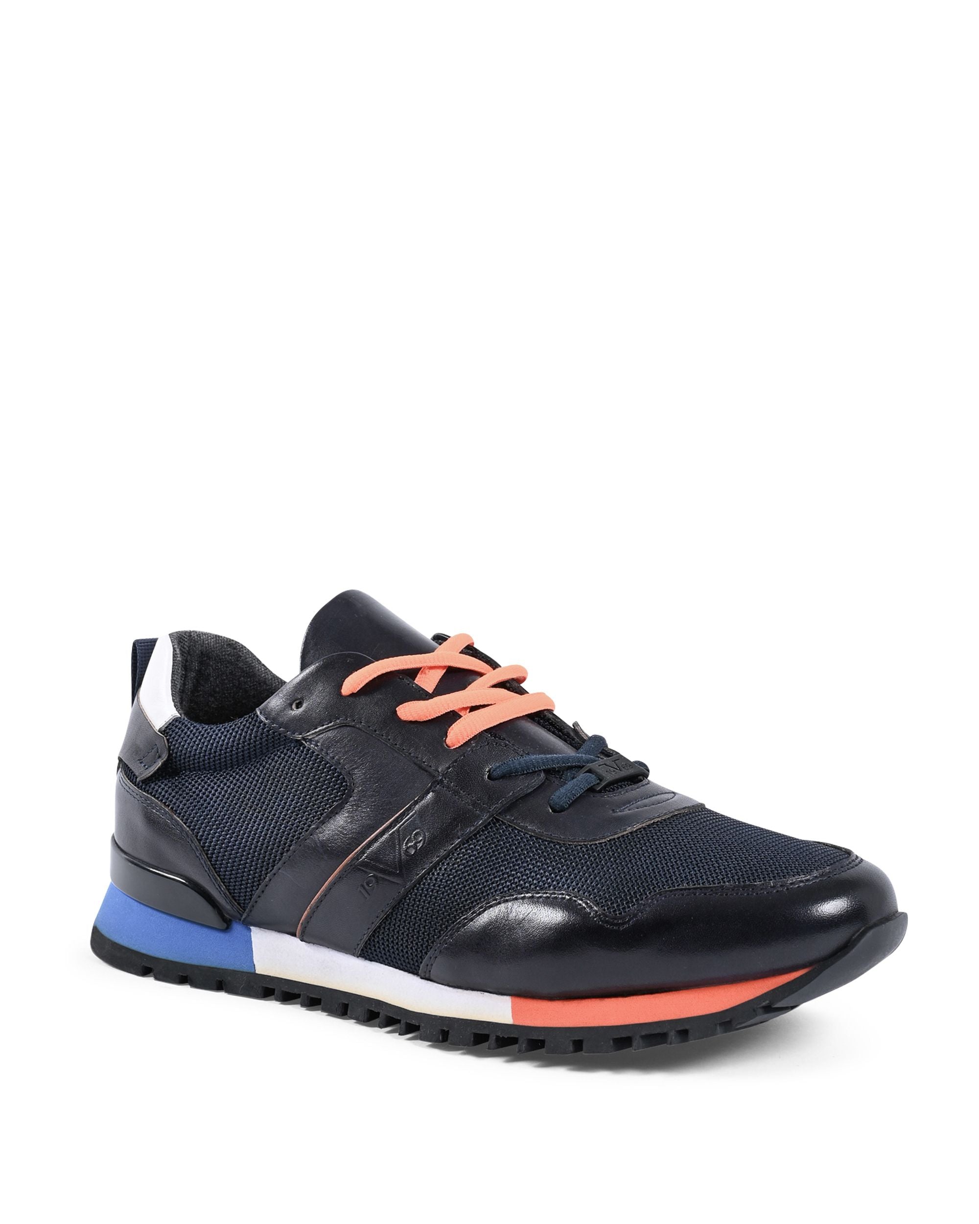 19V69 Italia Zapatillas para hombre Azul marino YO D392-2 NAVY