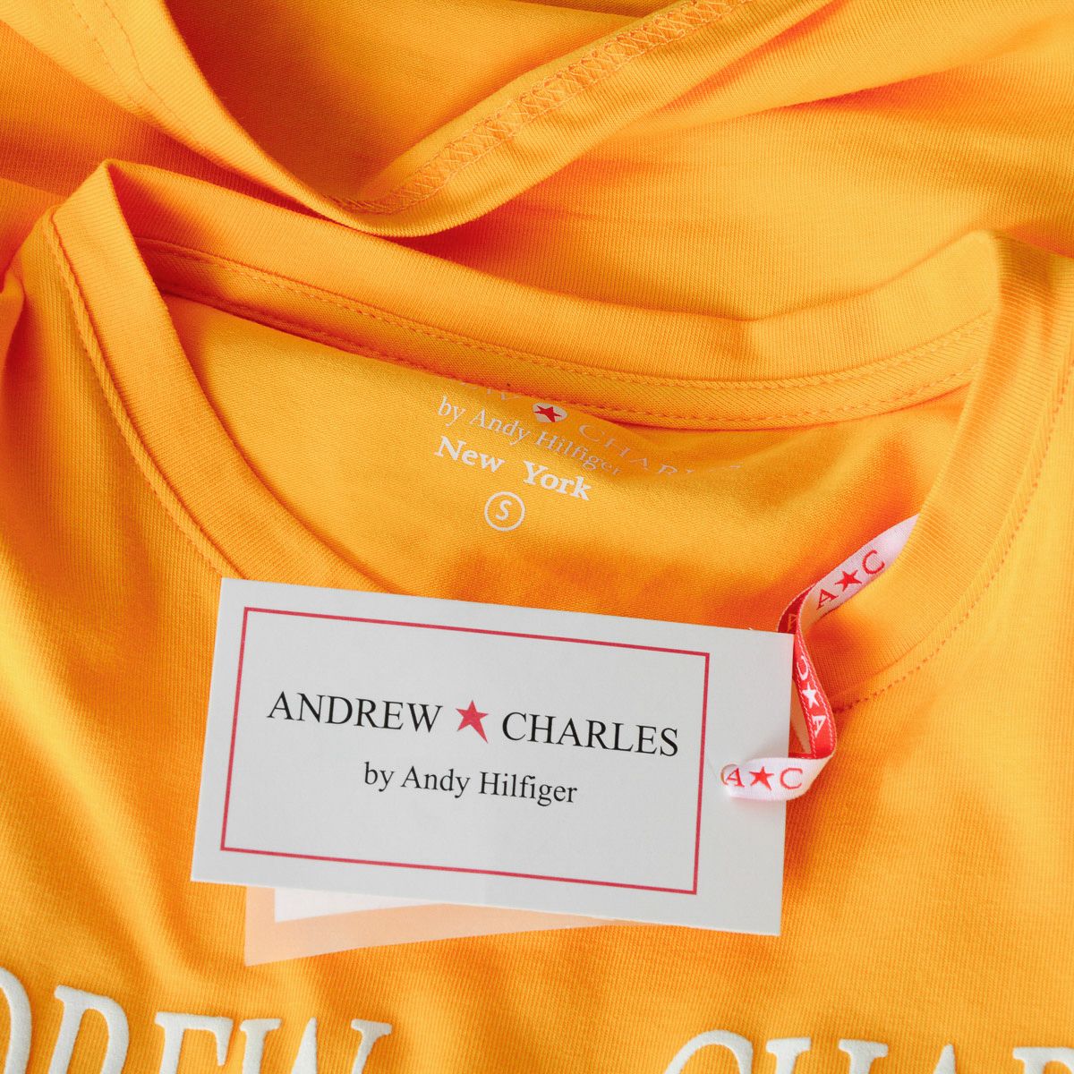Camiseta para mujer Andrew Charles By Andy Hilfiger TS501 03 1002 TARANA AMARILLO S8