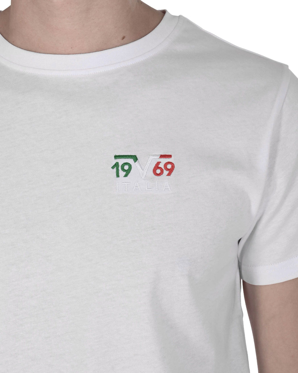 19V69 Italia Mens T-Shirt VSC1MTS03 WHITE