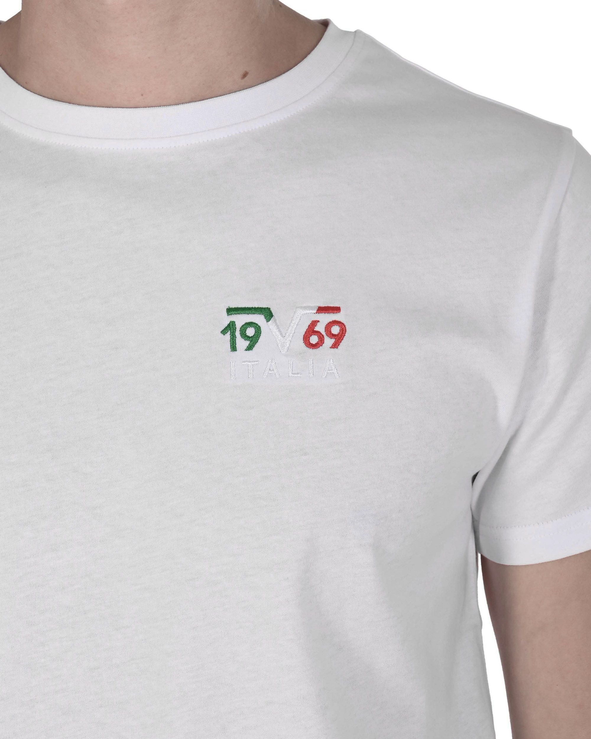 19V69 Italia Mens T-Shirt VSC1MTS03 WHITE