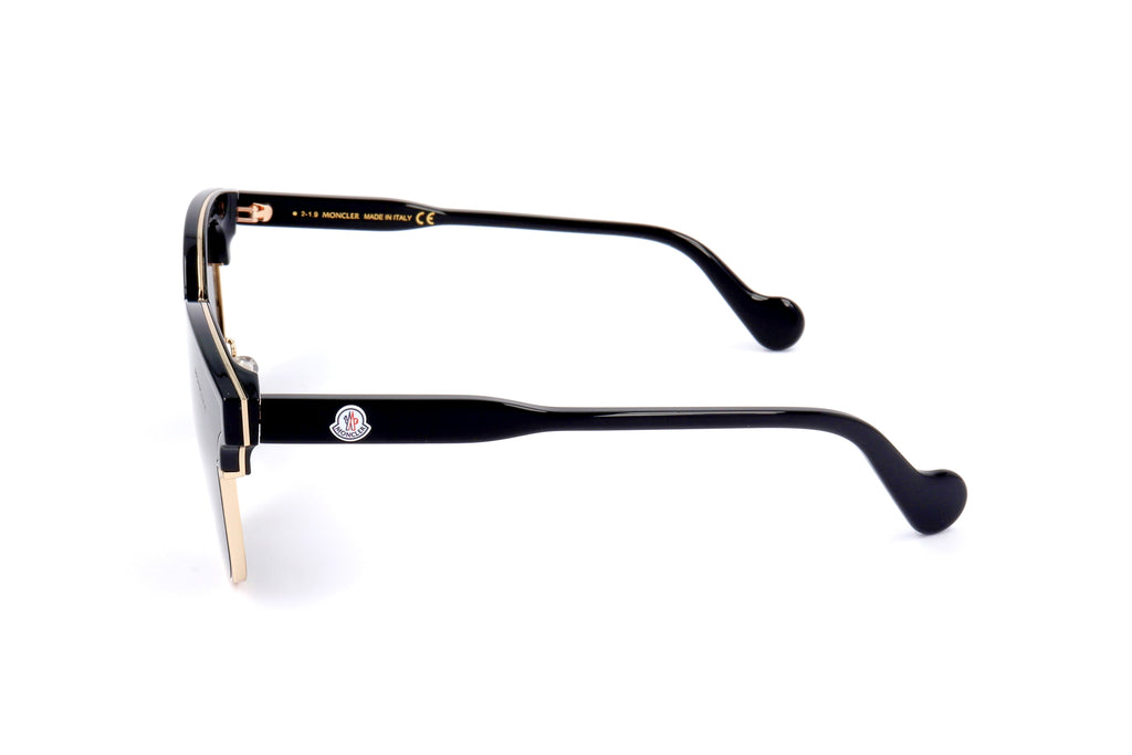 Gafas de sol Moncler para hombre ML0112 K 01A 62 18 145 NEGRO BRILLANTE