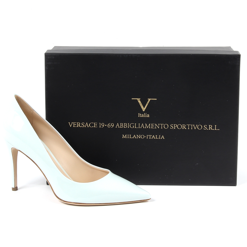 V 1969 Italia Womens Pump Light Blue MINA