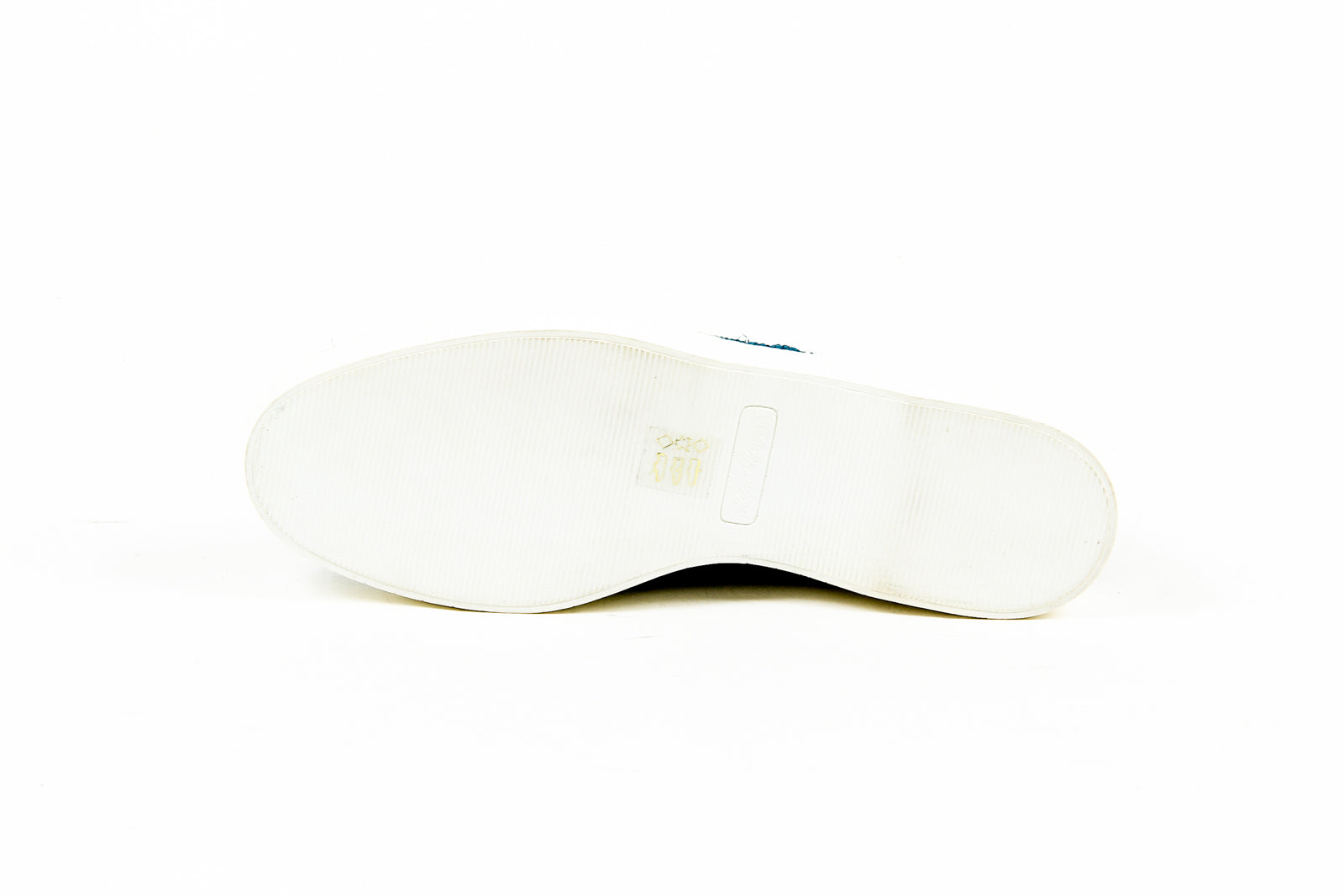 Robert Clergerie Paris Zapatilla para mujer POCO PAILLE BLEU DBL POUDRE