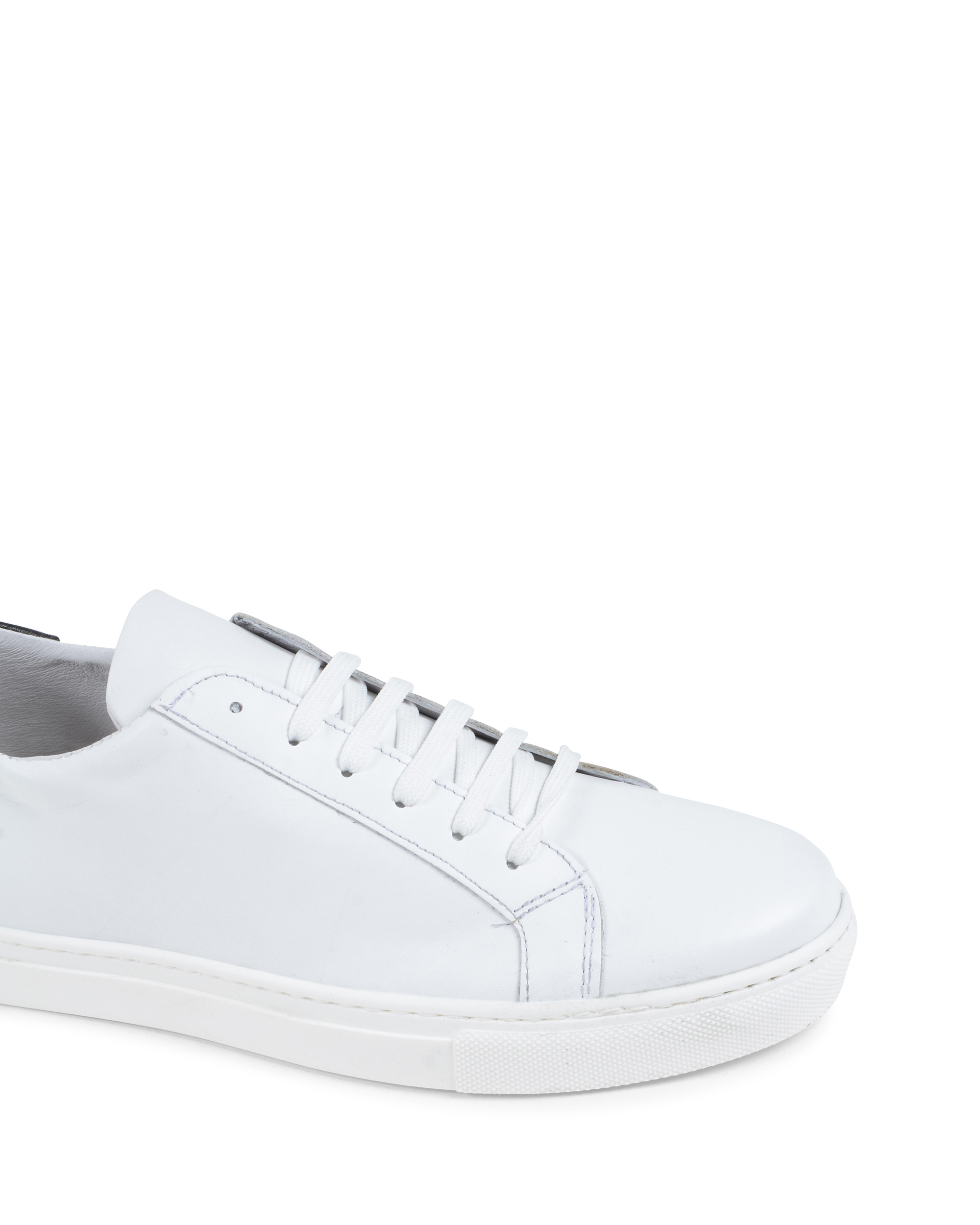 19V69 Italia Zapatilla Hombre Blanco Negro 035 VITELLO BIANCO NERO