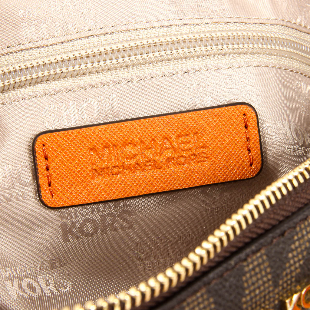 Michael Kors Womens Handbag CIARA 35S7GC6M8B BROWN TANG