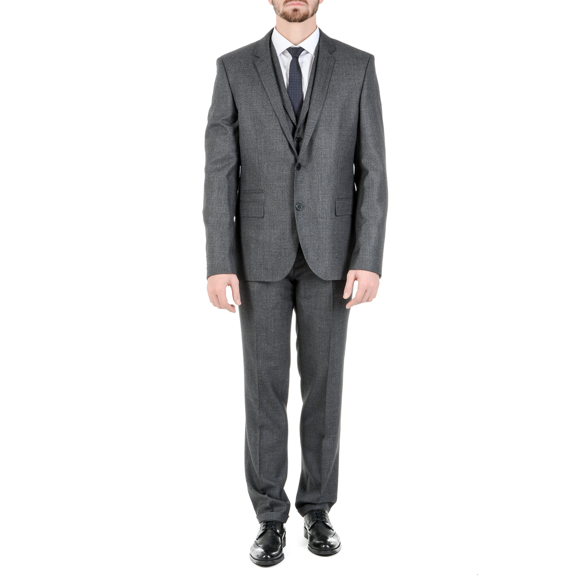 Traje Hugo Boss para hombre gris ANEO WIAD HILOR