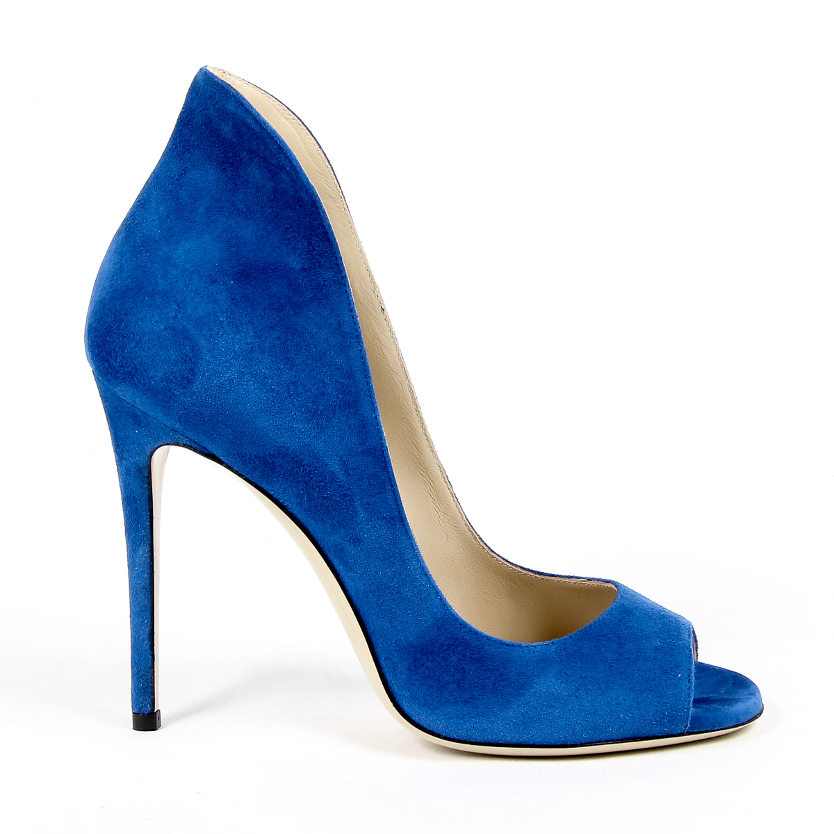 Andrew Charles Womens Pump Open Toe Blue DAFNE