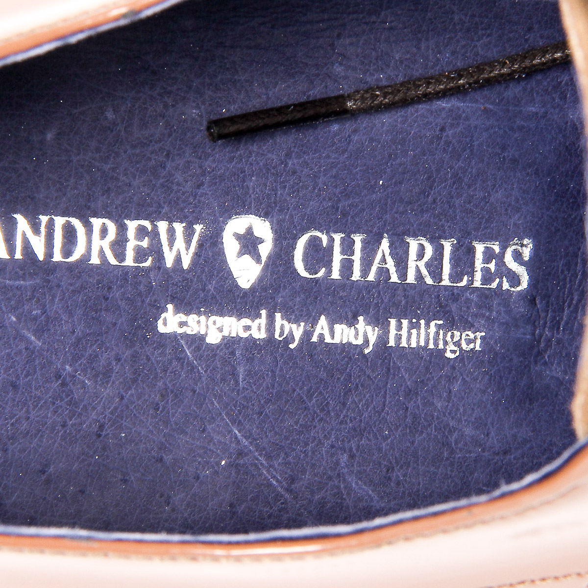 Andrew Charles - Zapatos Oxford brogue para hombre 911 ABRASIVATO CAMOSCIO COGNAC