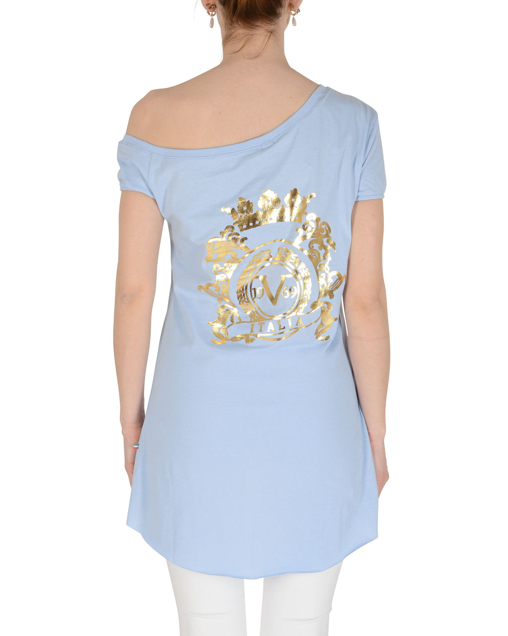 19V69 Italia Blusa de mujer azul claro LAC AZUL CLARO