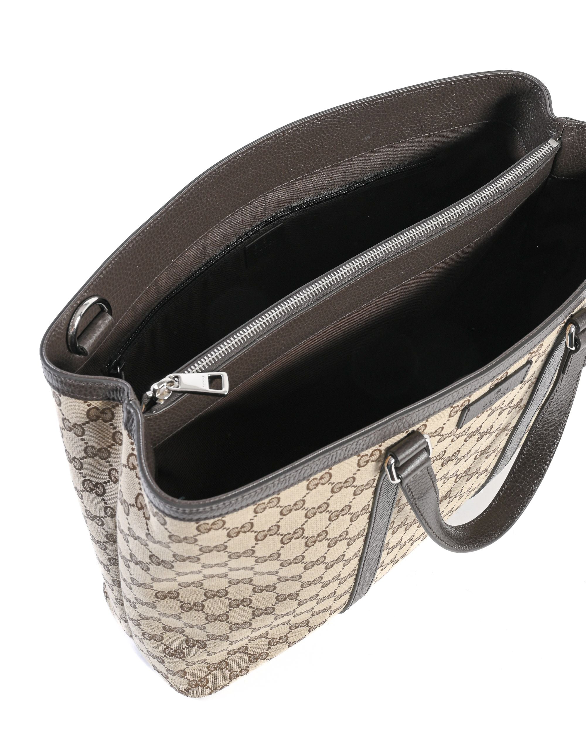 Gucci GG Original canvas zipped shopper 449169 KY9KN 9896