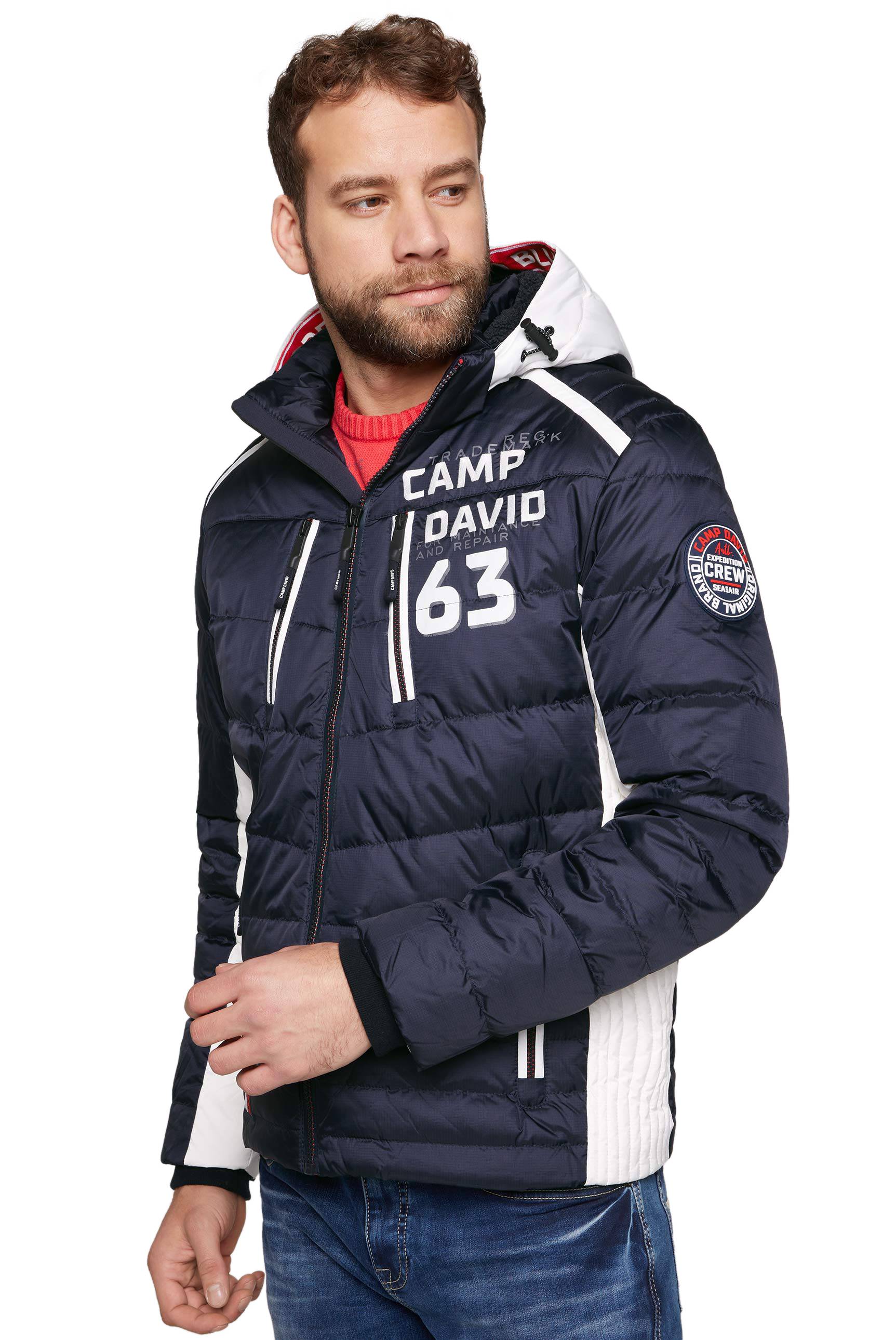 Chaqueta con capucha para hombre Camp David
