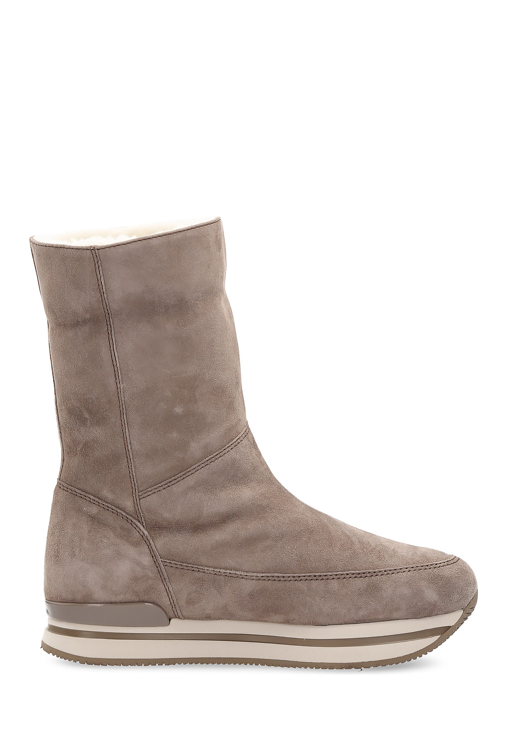 Bota alta Hogan para mujer, color marrón, HXW2410O720CCR0C407