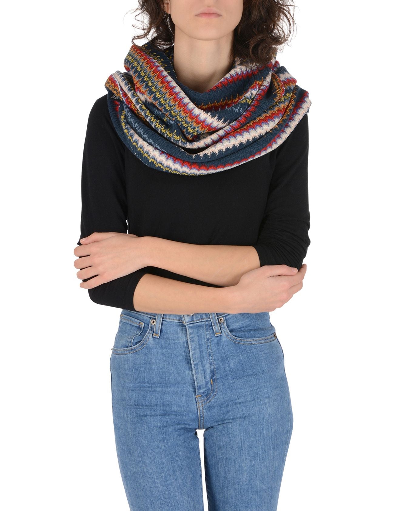 Calentador de cuello Missoni para mujer multicolor CO47WMU61750002