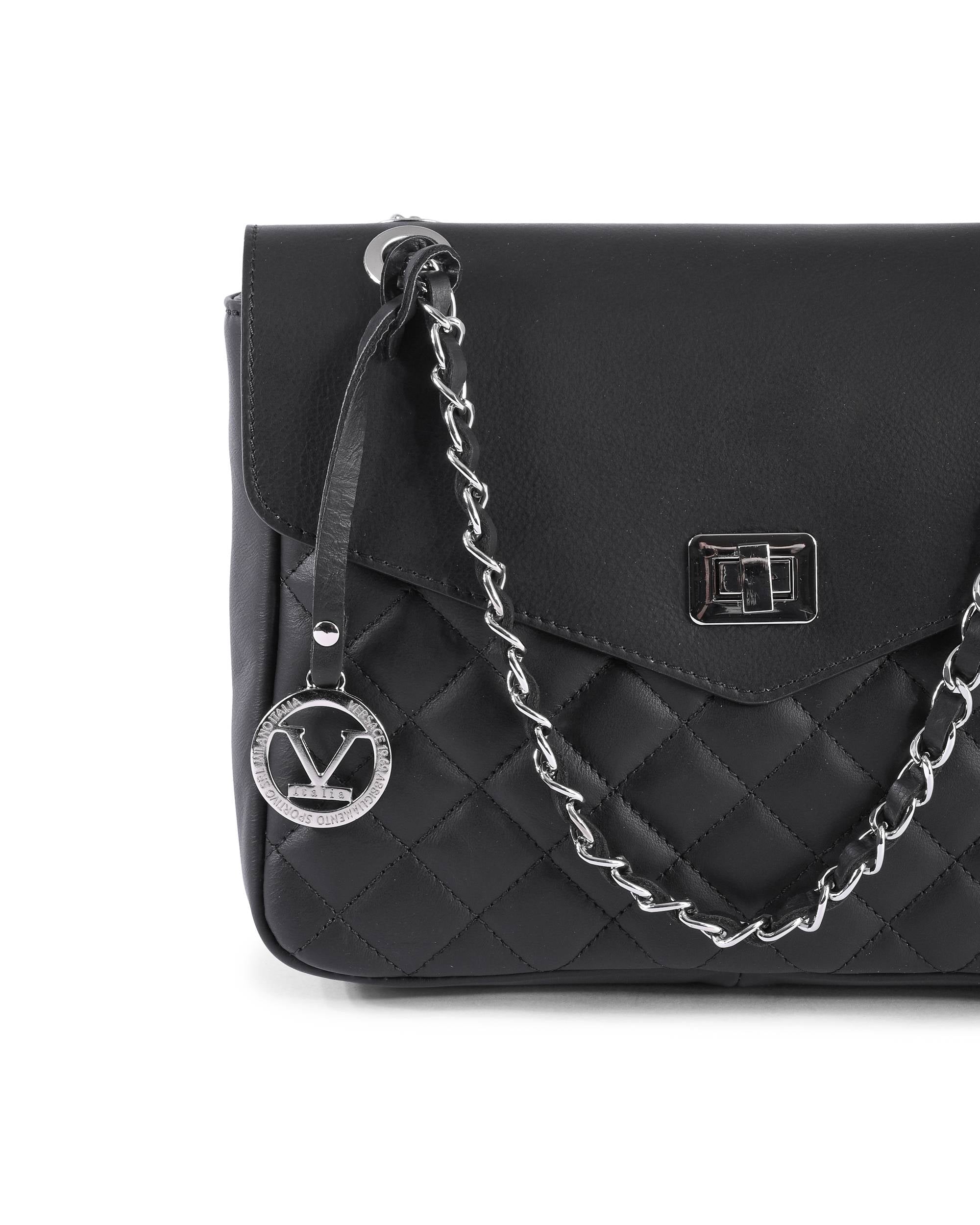 Bolso de mano para mujer V Italia V024M-S SAUVAGE NERO