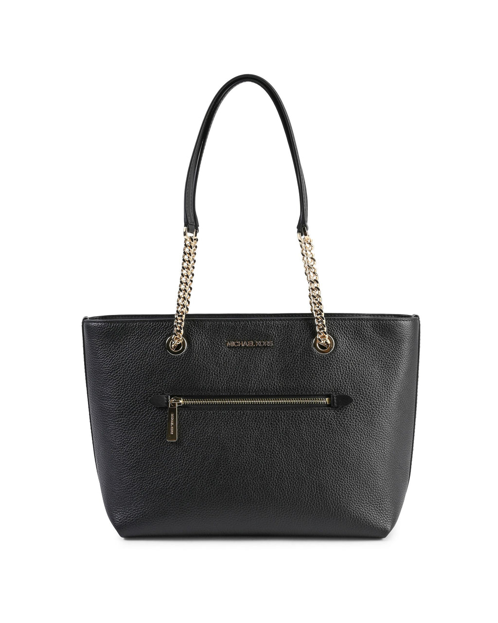 Michael Kors Bolso tote mediano con cadena y cremallera delantera 35F2GTTT2L NEGRO