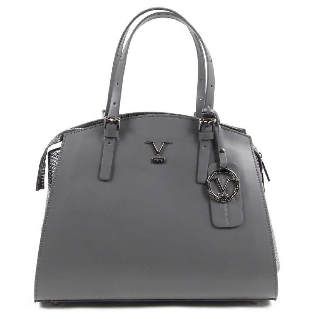 V 1969 Italia Bolso de Mujer V016-S RUGA STAMPATO GRIGIO