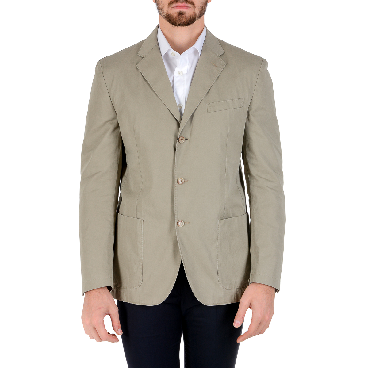Chaqueta de hombre Polo by Ralph Lauren de manga larga en beige