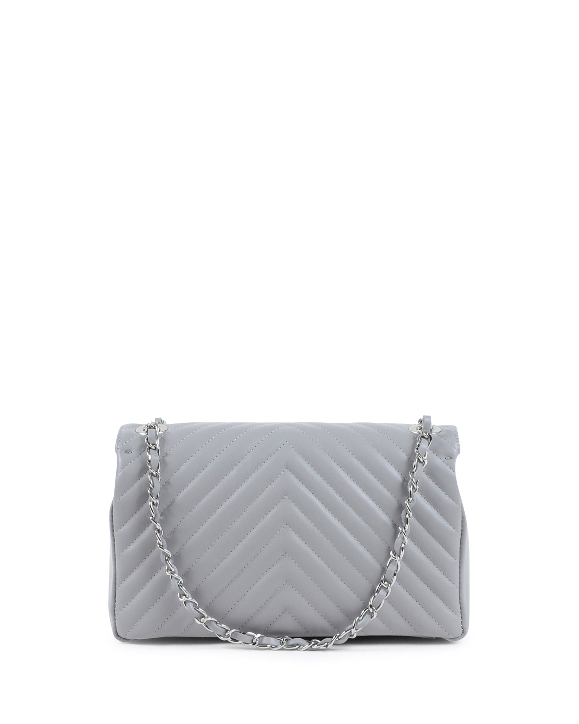 V Italia Womens Handbag Grey V0116 KID GRIGIO