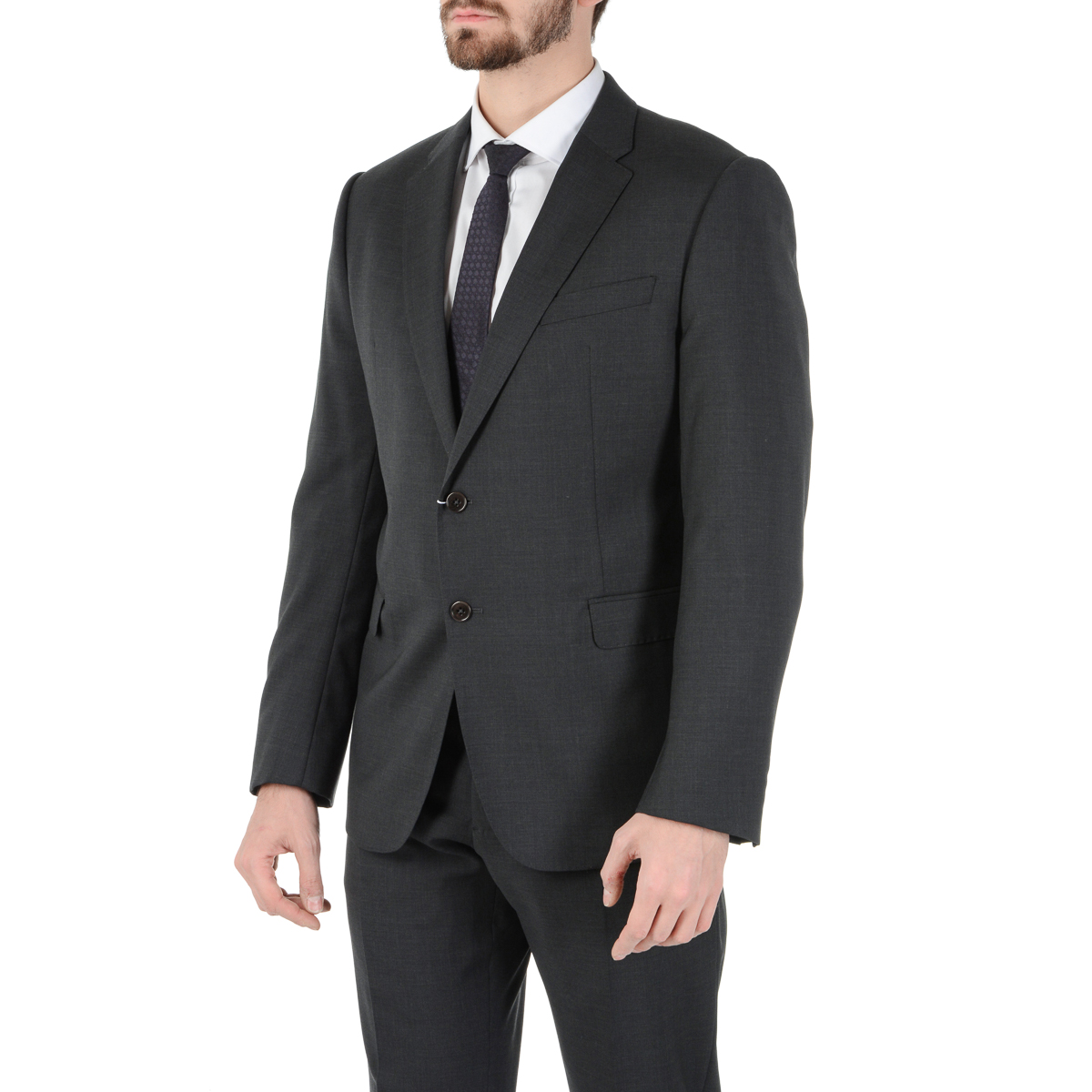 Armani Collezioni Mens Suit Black