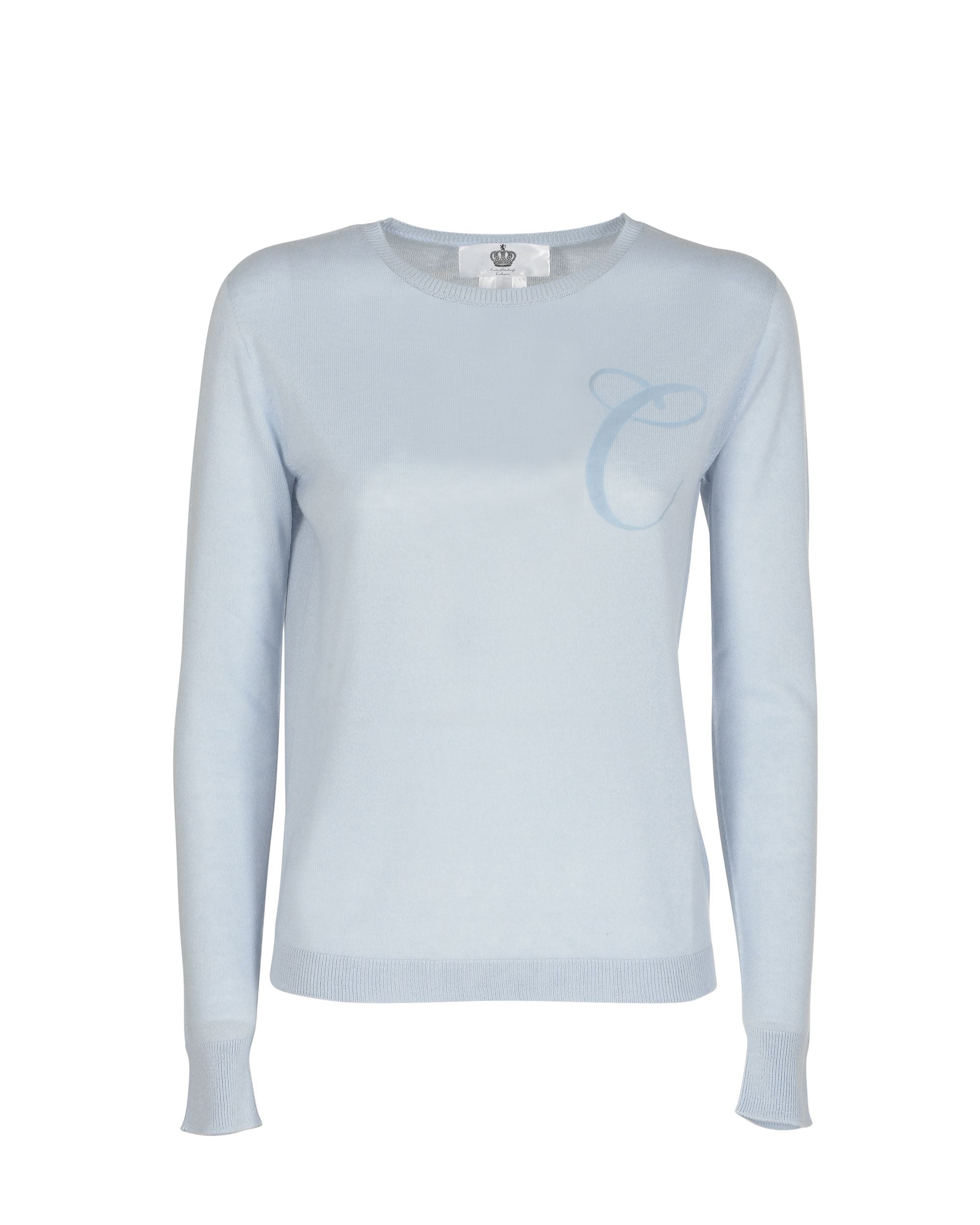 Dee Ocleppo Long Sleeve ART 004 LIGHT BLUE LETTER C
