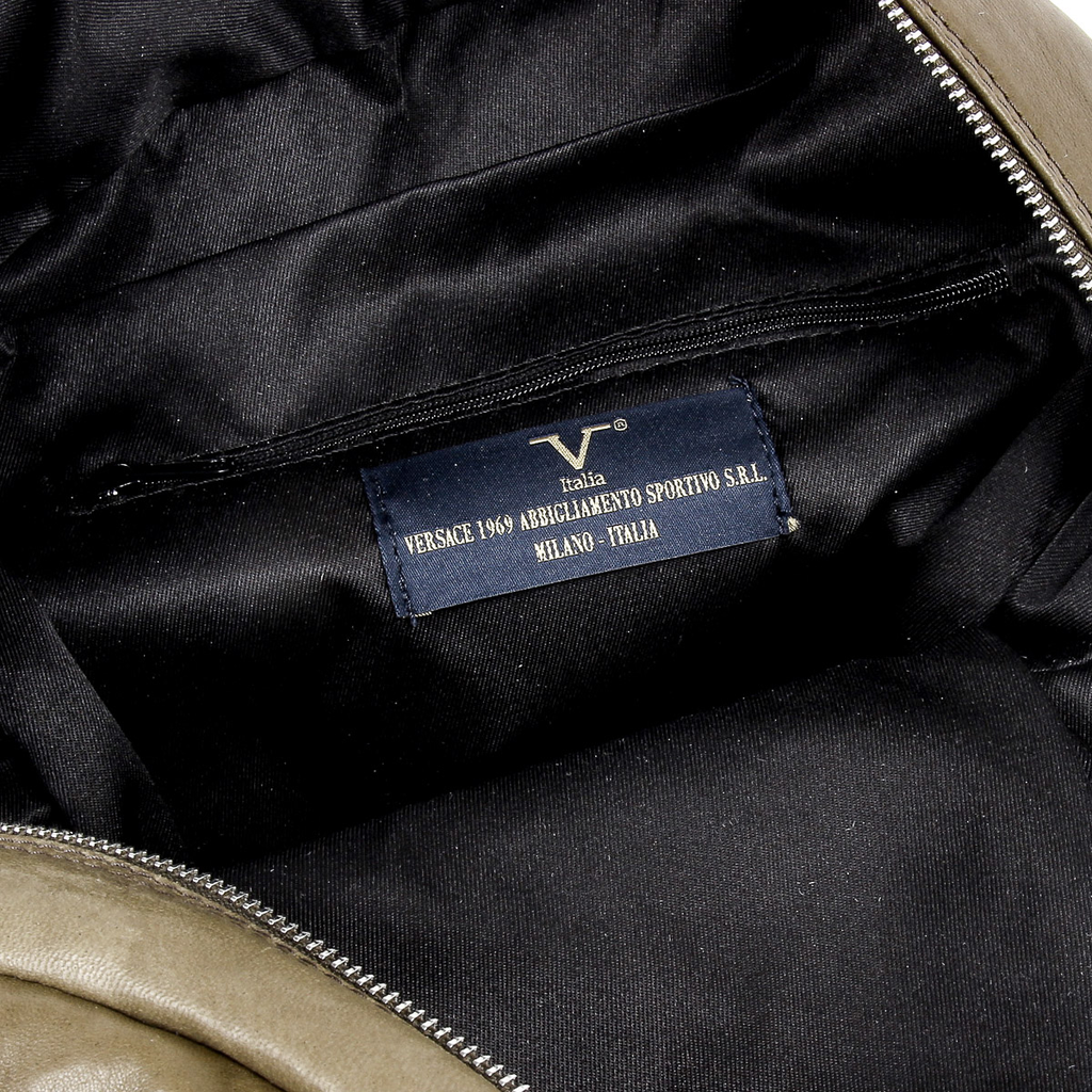 V 1969 Italia Mens Backpack Dark Green PRAGA