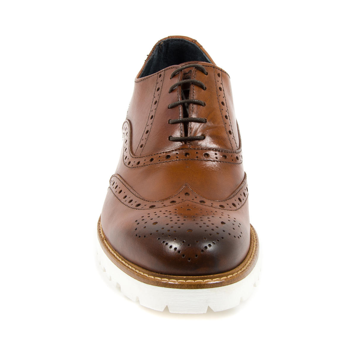 Zapatos brogue para hombre Andrew Charles marrón LUIS