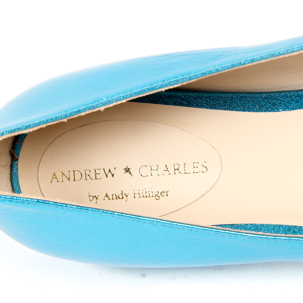 Andrew Charles Womens Ballerina Light Blue SONIA