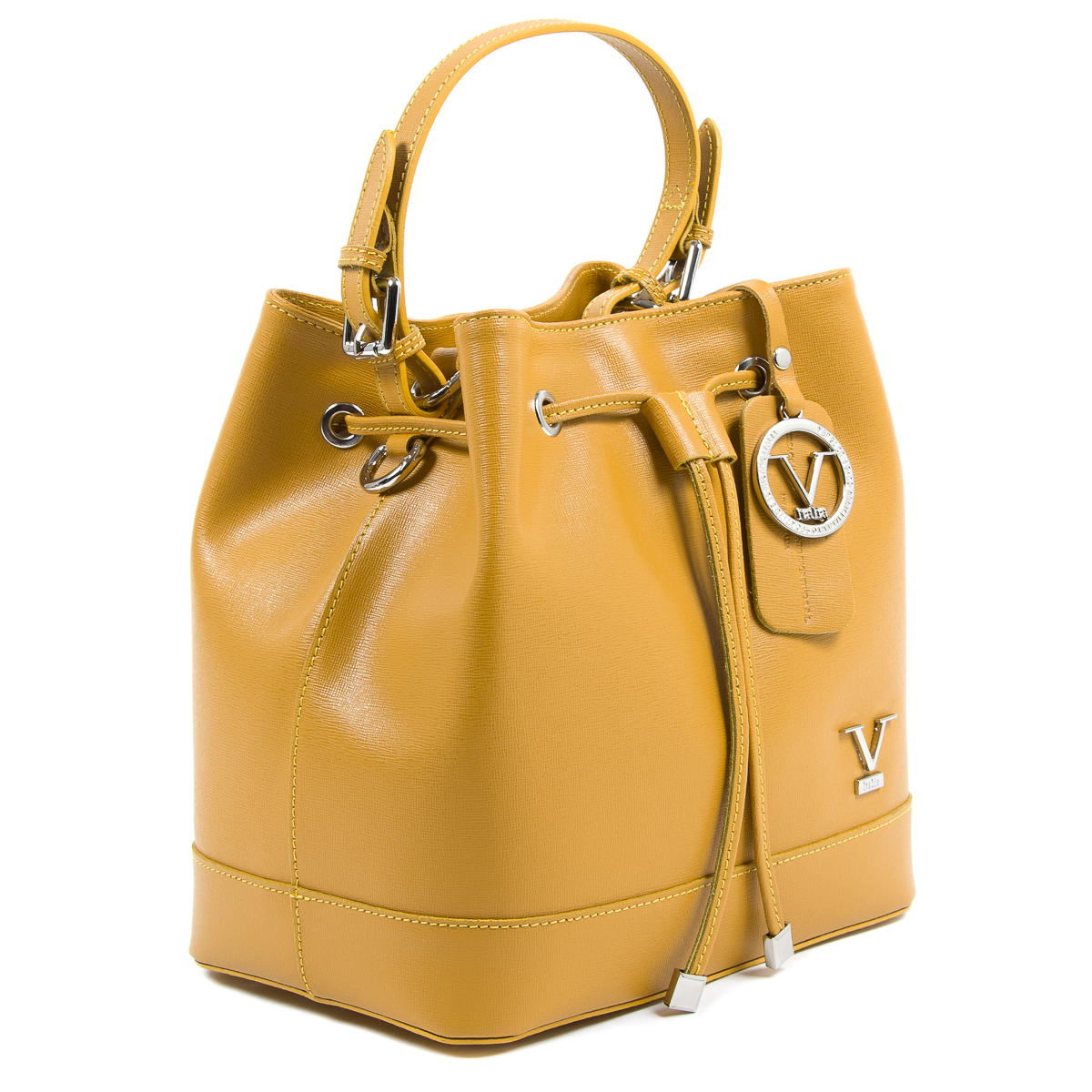 V 1969 Italia Womens Handbag Yellow LINZIE