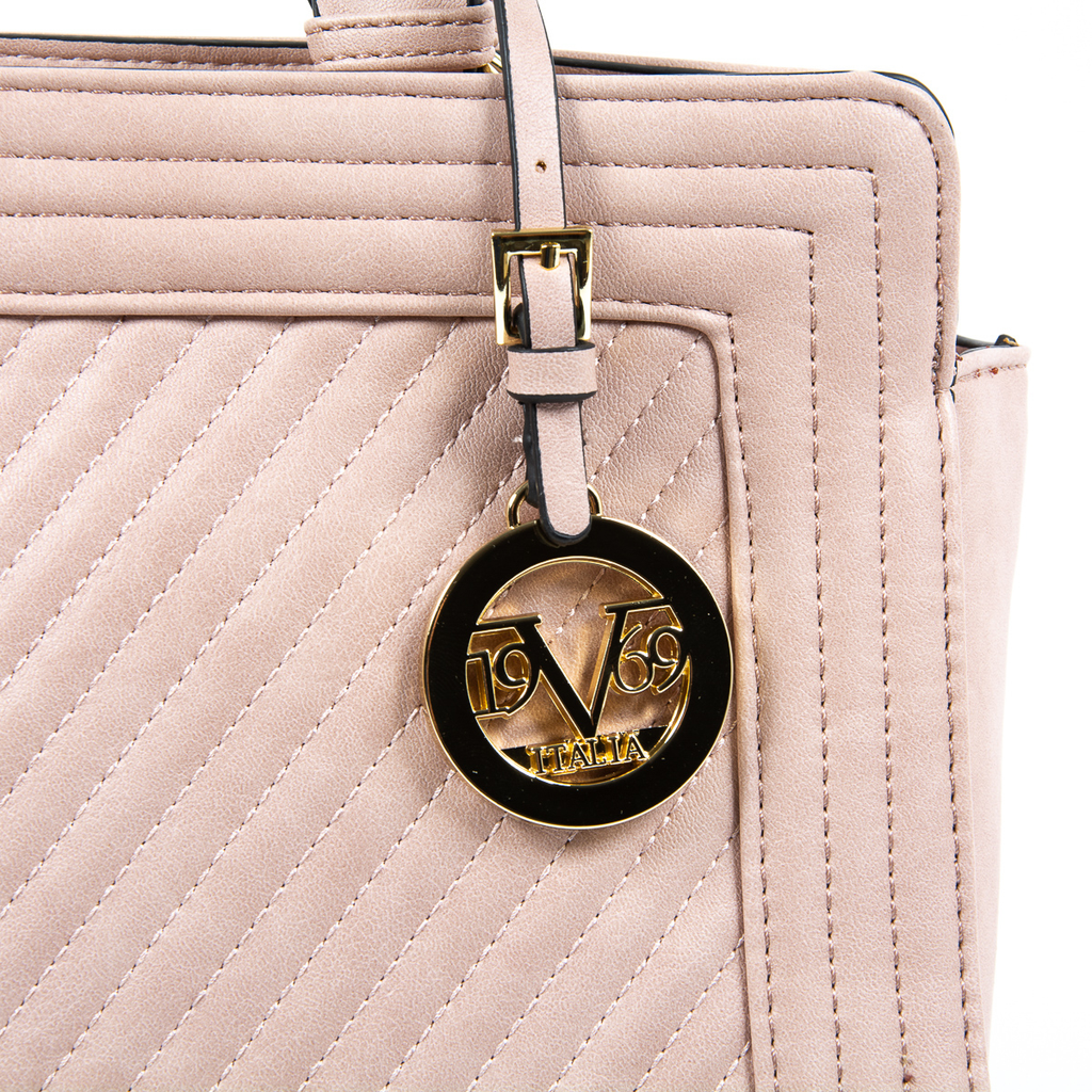 Bolso de mano para mujer V 1969 Italia Rosa CRISTINA