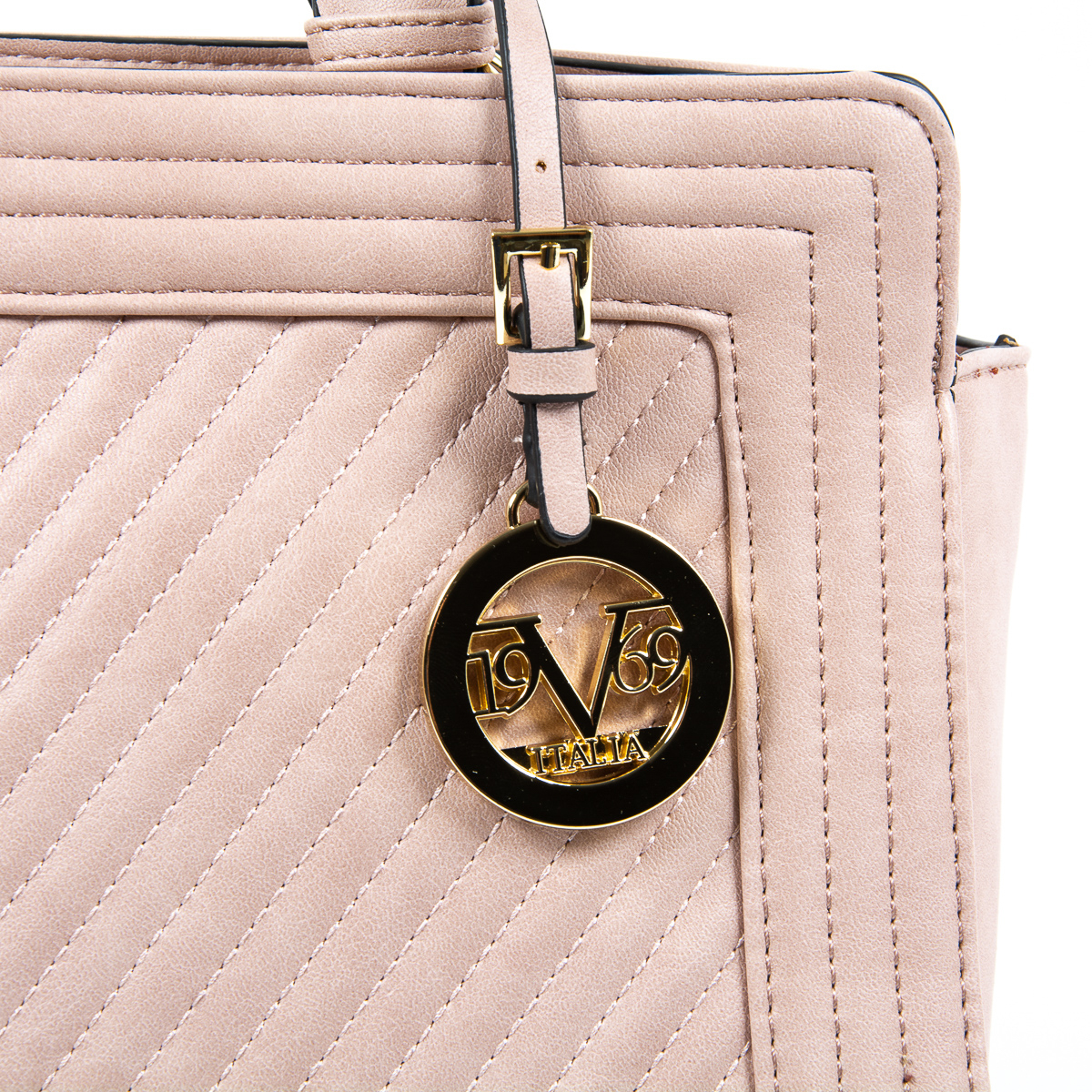 Bolso de mano para mujer V 1969 Italia Rosa CRISTINA