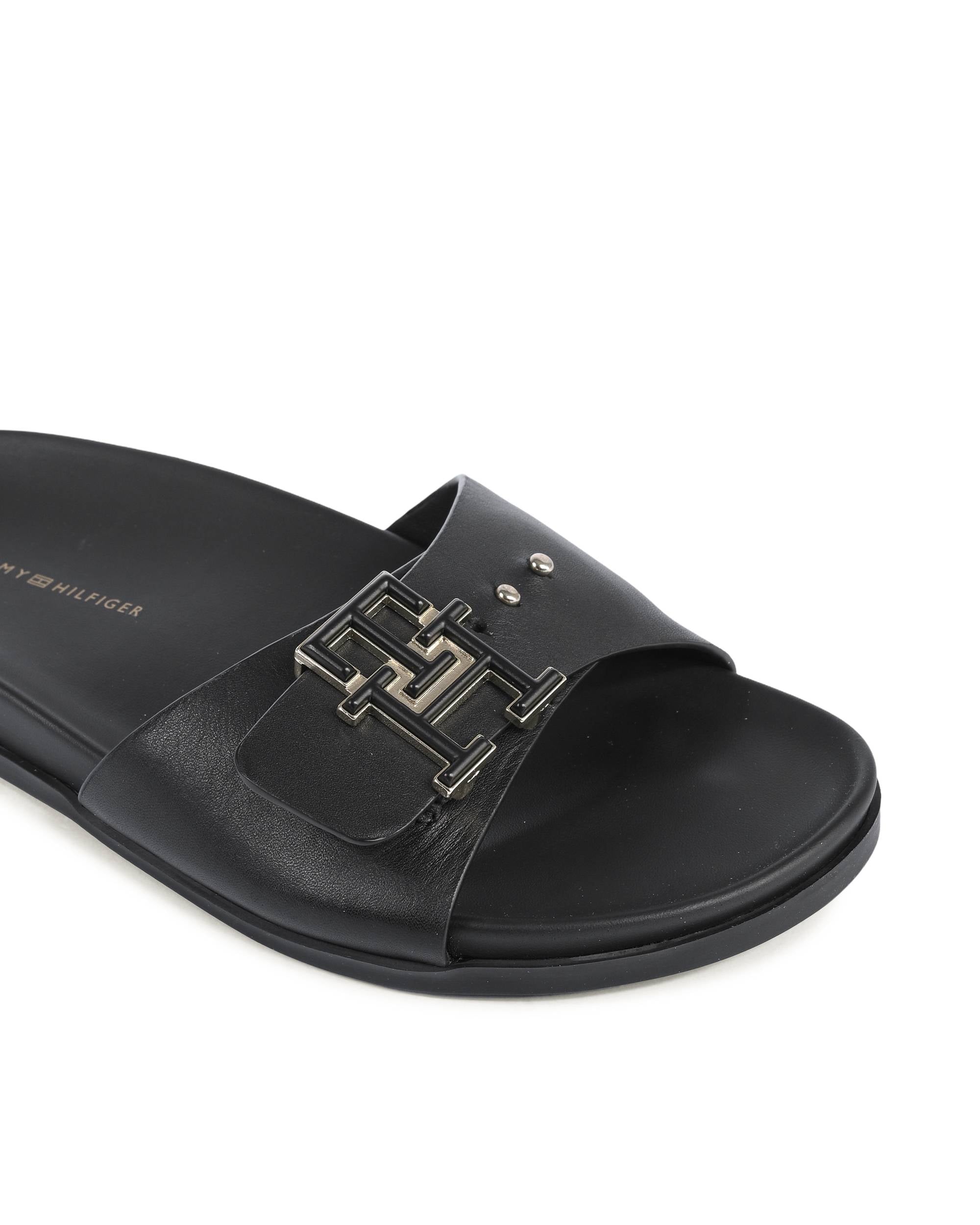 Sandalias Tommy Hilfiger para mujer negras FW0FW07940BDS