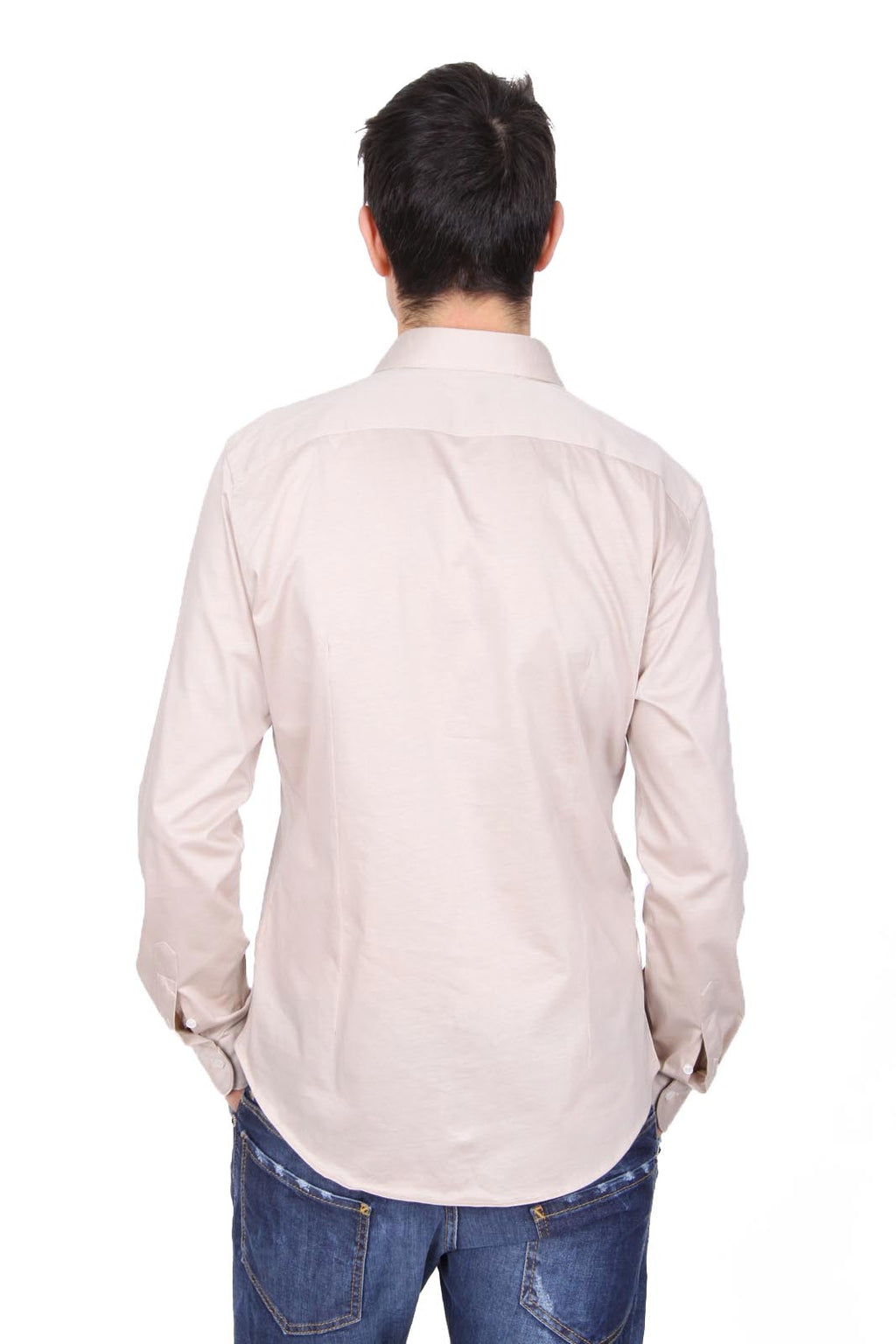 Camisa de manga larga para hombre V 1969 Italia Paris Jersey Beige