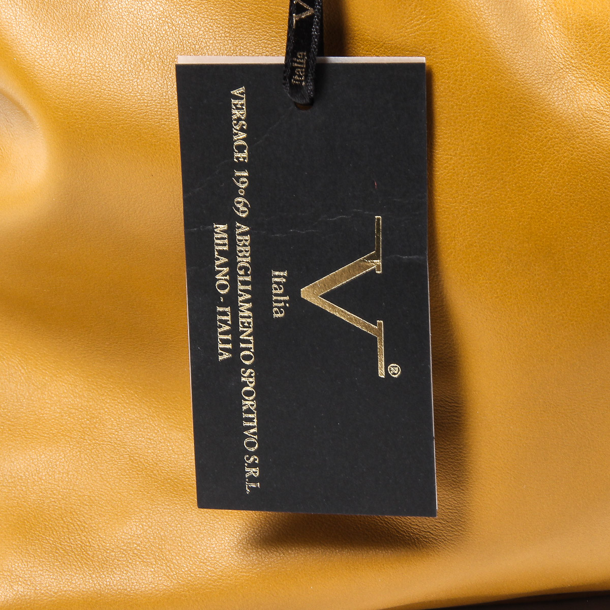 Bolso de mano para mujer V 1969 Italia V005-S SOFT SENAPE