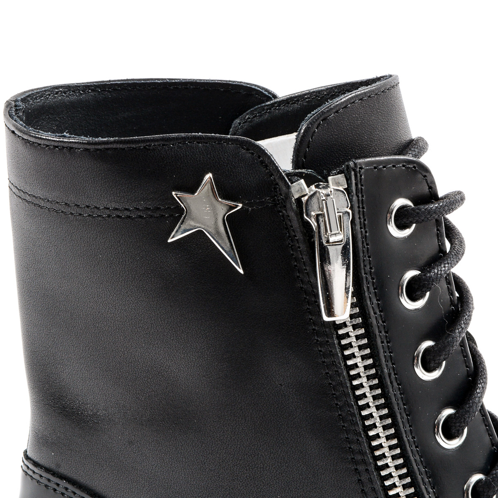 Andrew Charles - Bota corta para mujer, color negro, KARMA