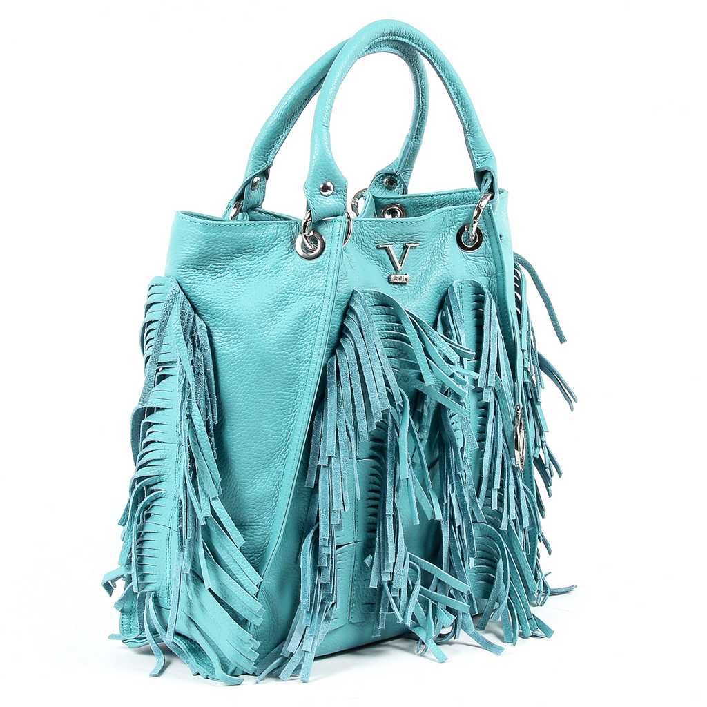 V 1969 Italia Womens Handbag Light Blue ZURIGO