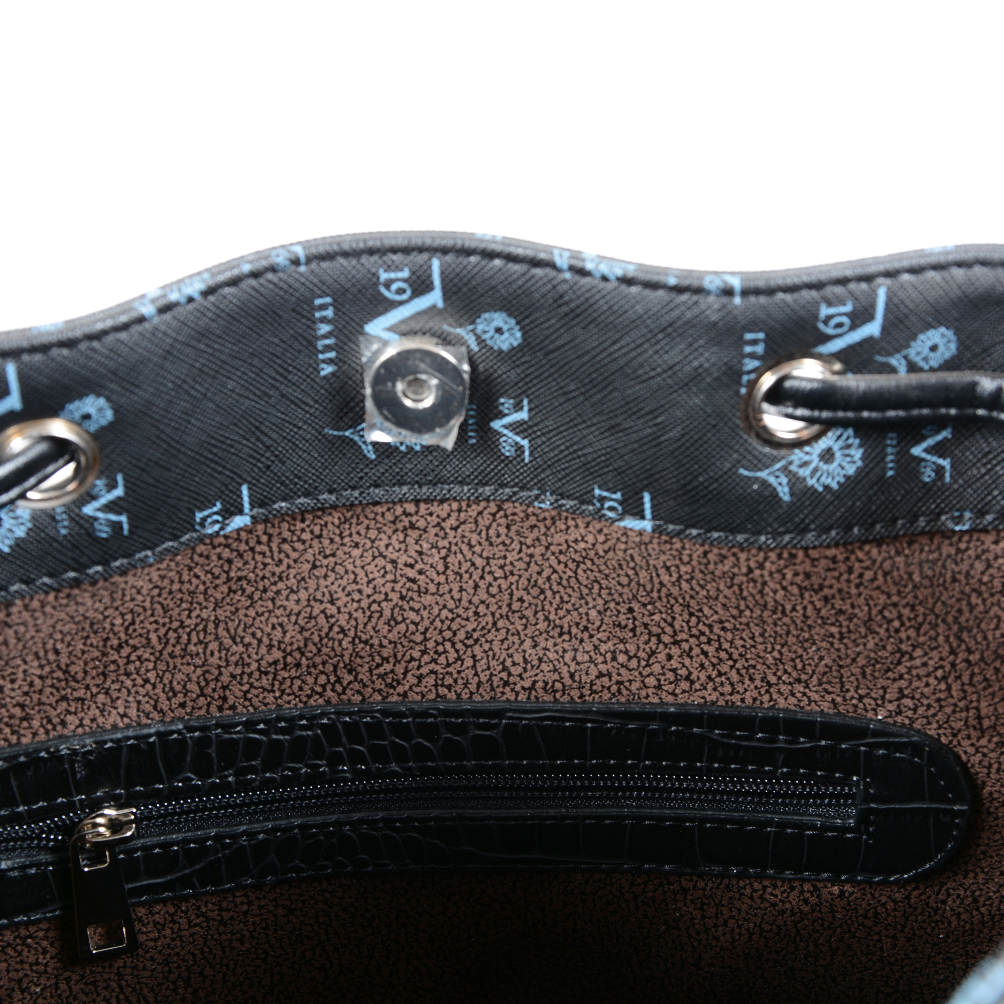 V 1969 Italia Womens Handbag Black ROSARIO