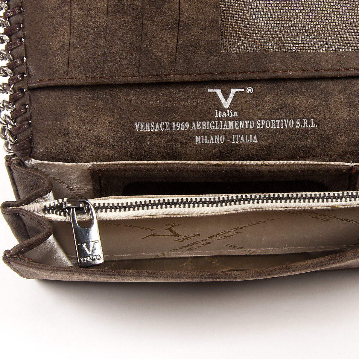V 1969 Italia Monedero de mujer marrón VENUS