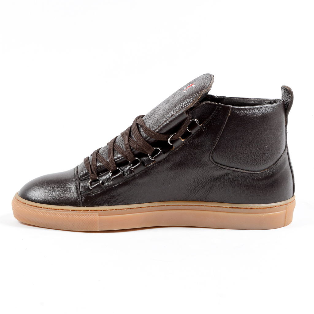 Andrew Charles Mens Sneaker Brown JEFF