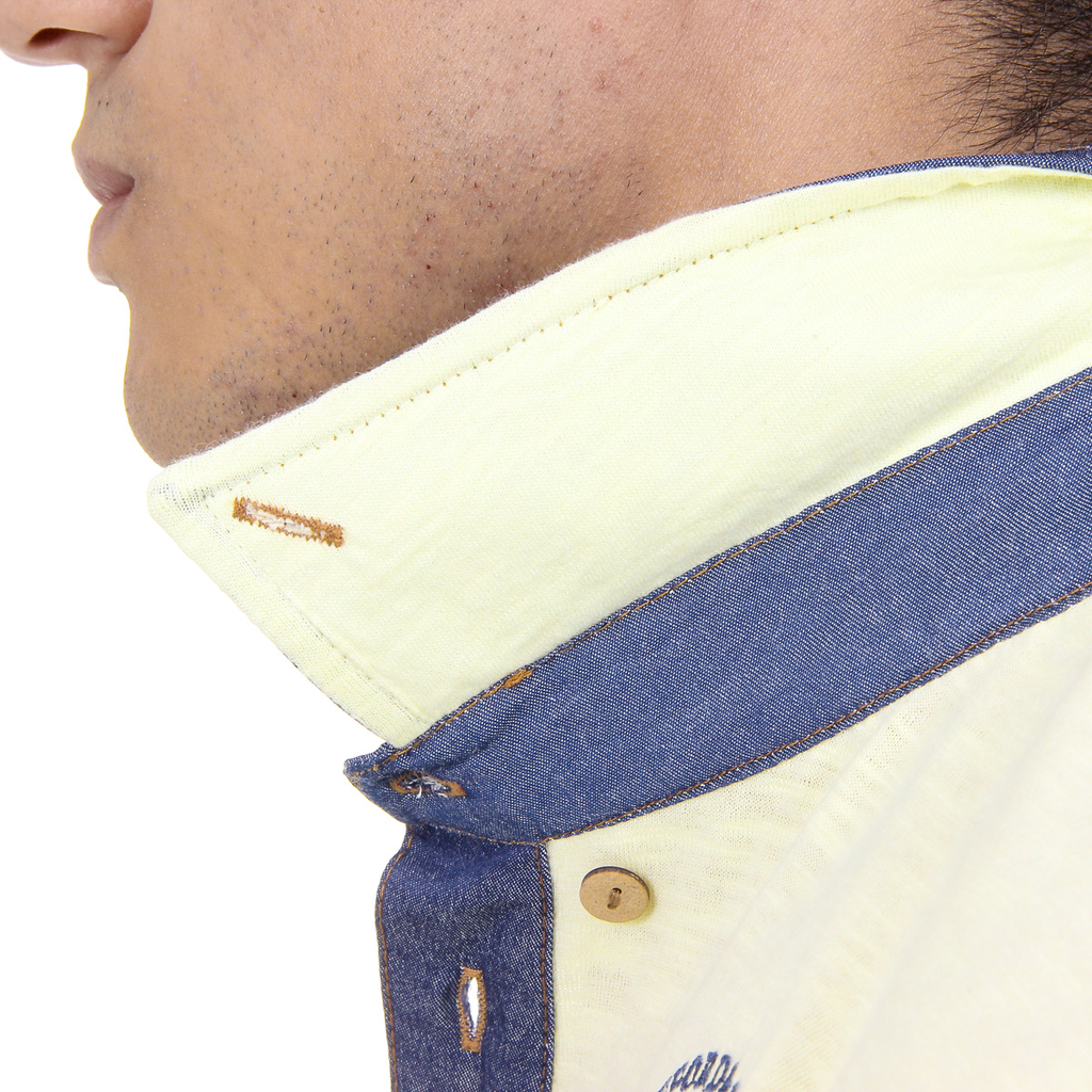 Polo Ufford & Suffolk Polo Club para hombre, manga corta, US007B, amarillo