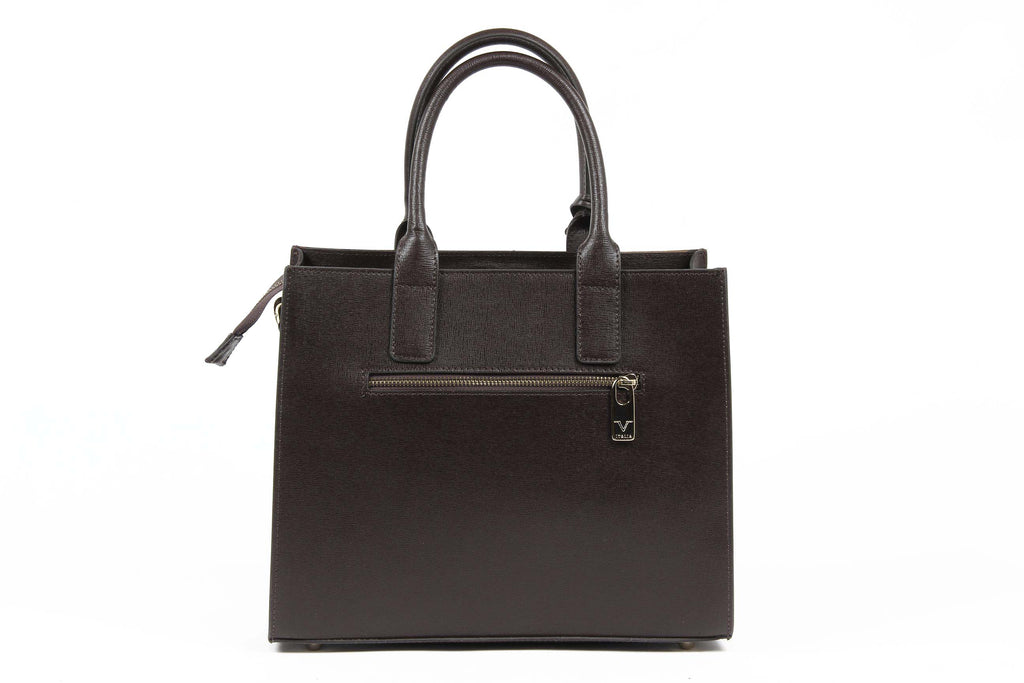 Bolso de mano para mujer V 1969 Italia V006 SAFFIANO T. MORO