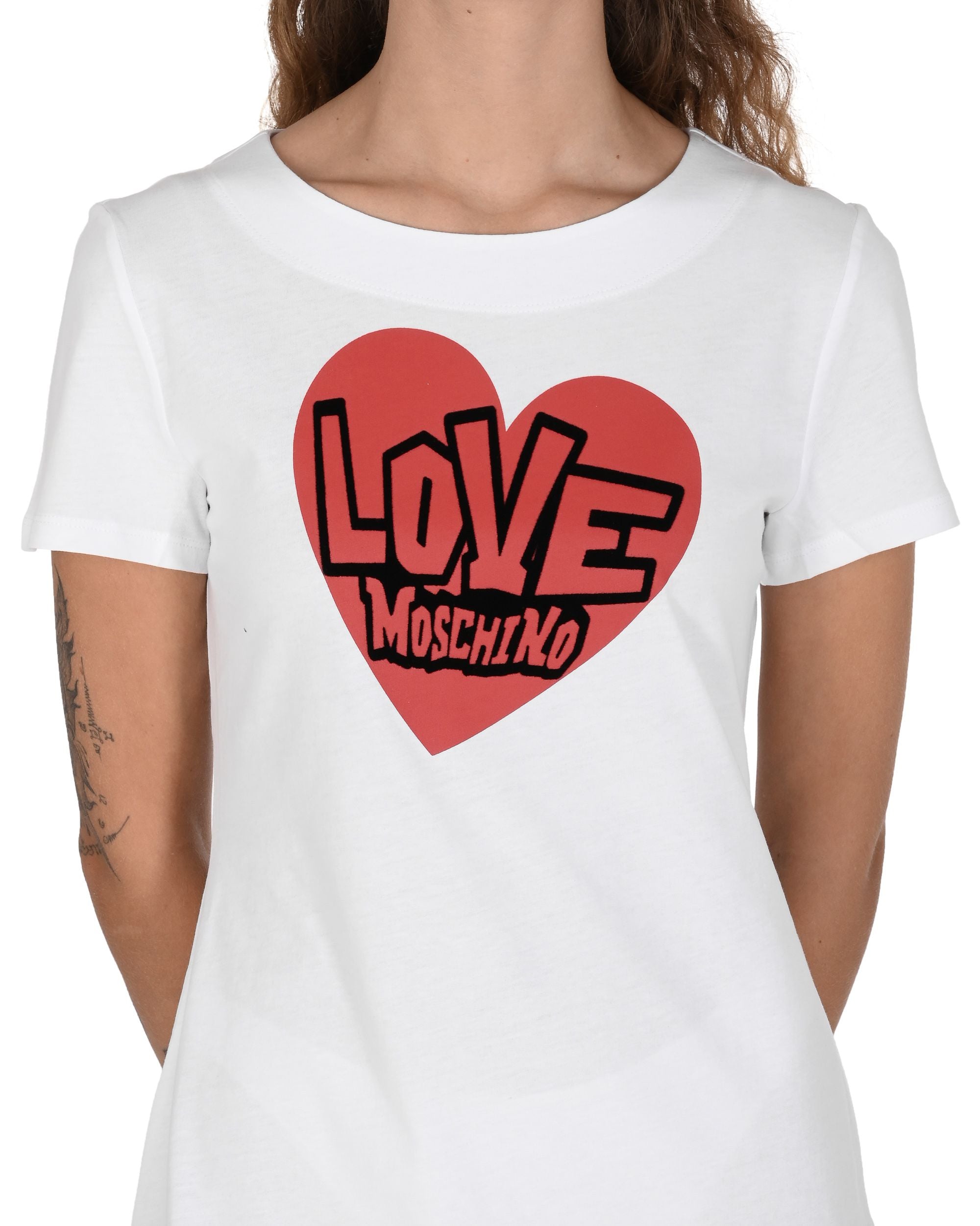 Vestido de mujer Love Moschino W 5 929 21 M 3876 A00 BLANCO ÓPTICO