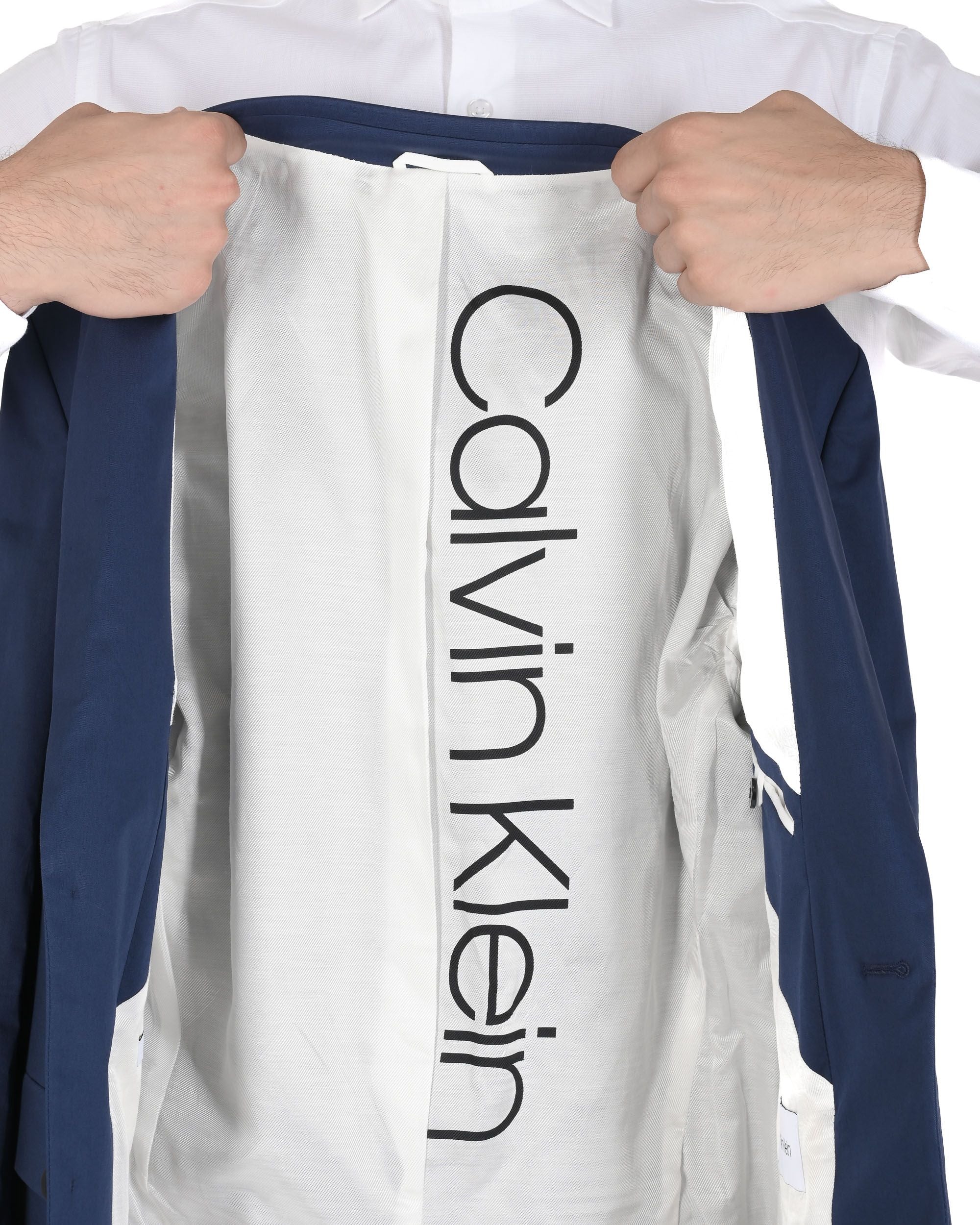 Calvin Klein Mens Blazer Blue K10K103434484