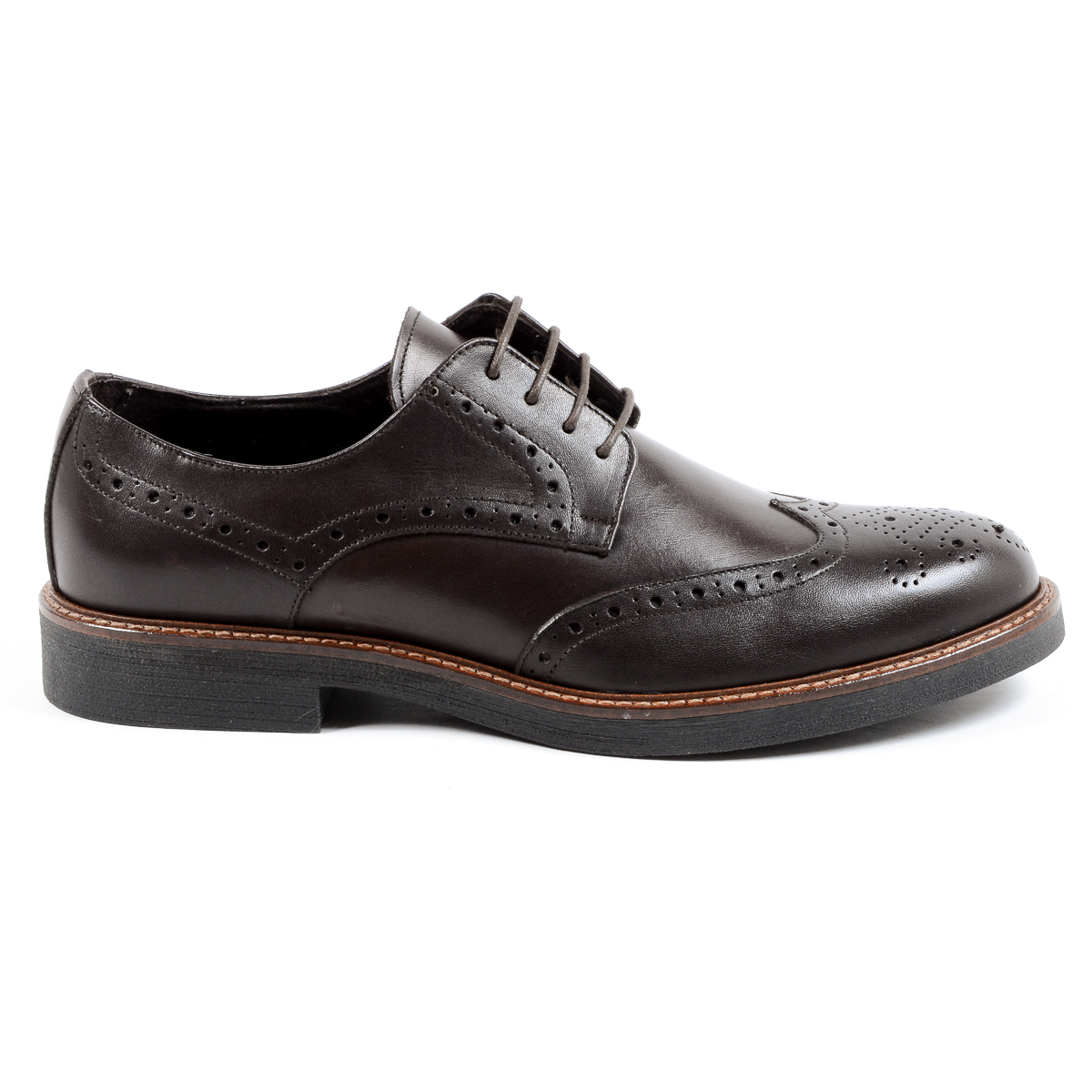 Andrew Charles Mens Brogue Shoe Brown IGGY