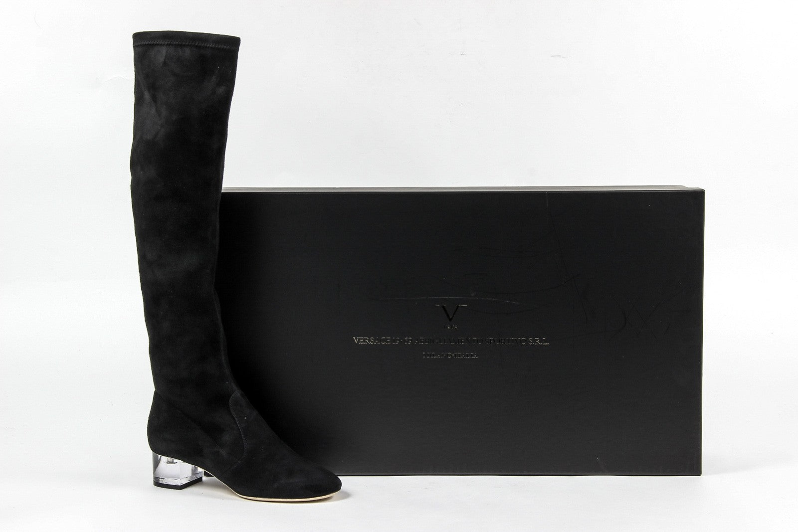 Bota alta para mujer V 1969 Italia 3123667 CAMOSCIO NERO