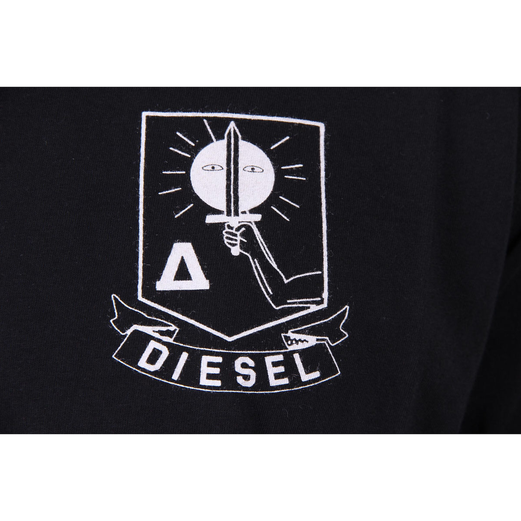 Diesel Mens T-Shirt Short Sleeves Round Neck 00SHC0 0JAHZ 900 T-OKE
