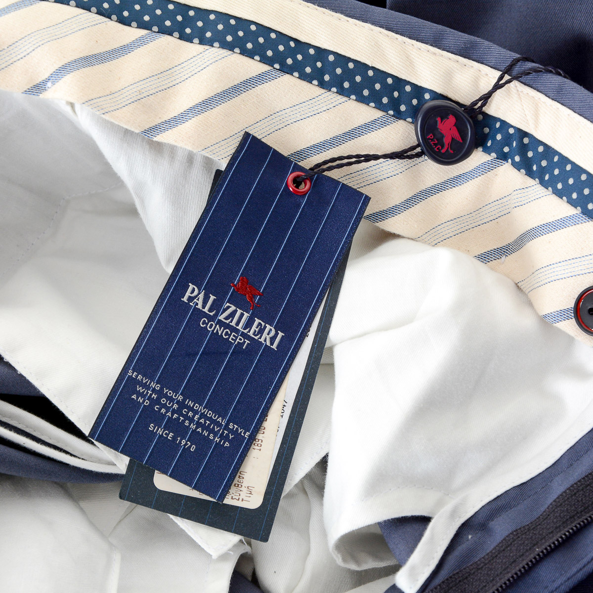 Pantalones azules para hombre Pal Zileri